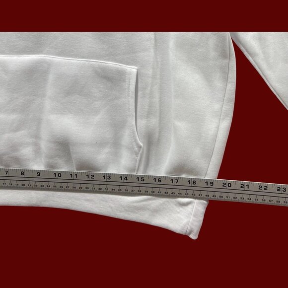 Rue 21 - Men's Long Sleeve Hooded Sweatshirt - White - Medium - Picture 5 of 14